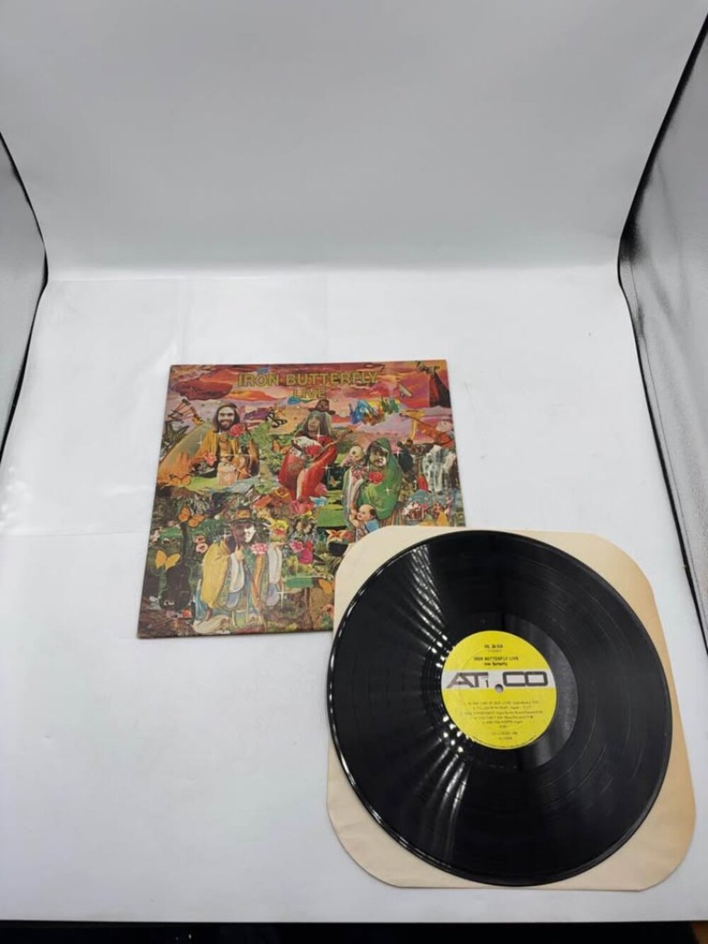 Iron Butterfly Live Vinyl Record LP